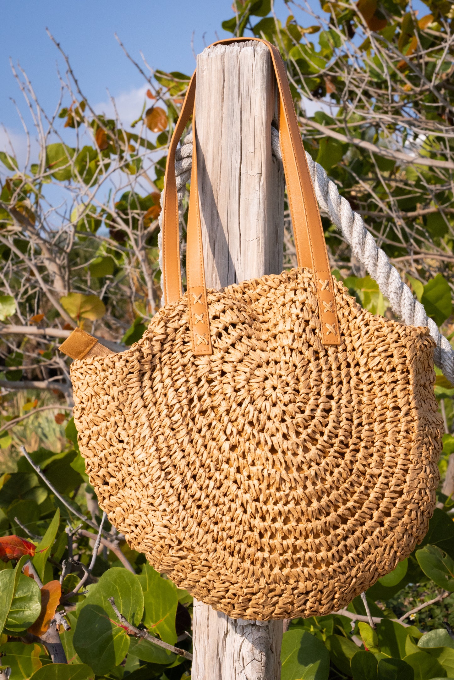 Straw Beach Bag