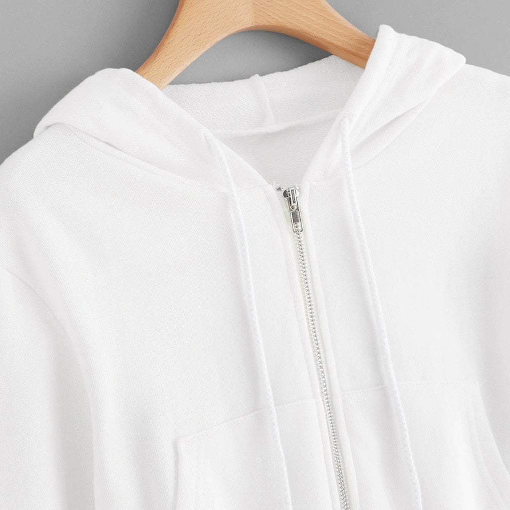 Cropped Zip-Up