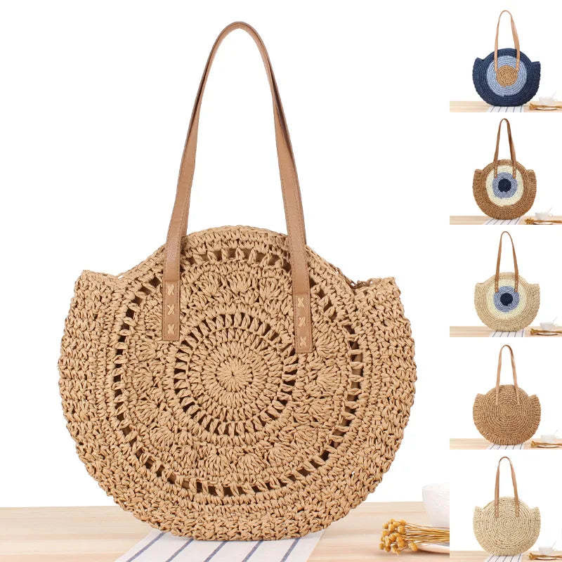 Straw Beach Bag