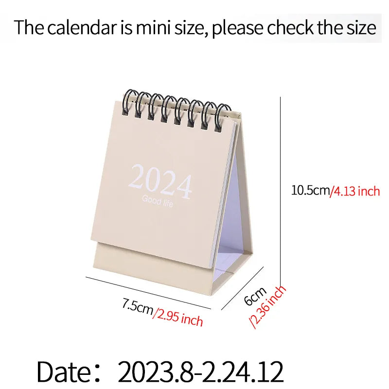 2024 Mini Table Desk Calendar